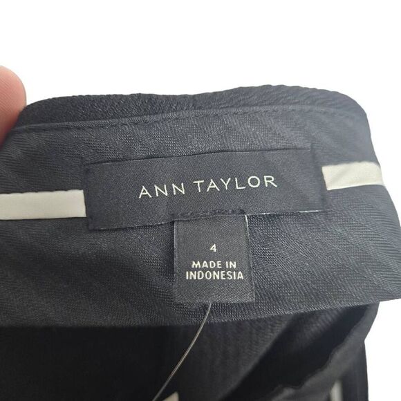 Ann Taylor The High Rise Madison Pant Black Size 4 - Picture 9 of 11